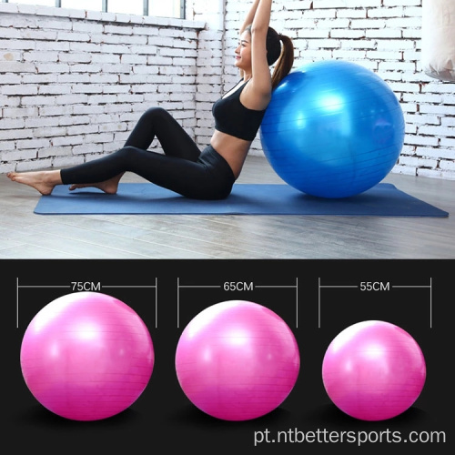 Pilates Pilates colorido PVC Anti-Burst Gym Ball Yoga Ball